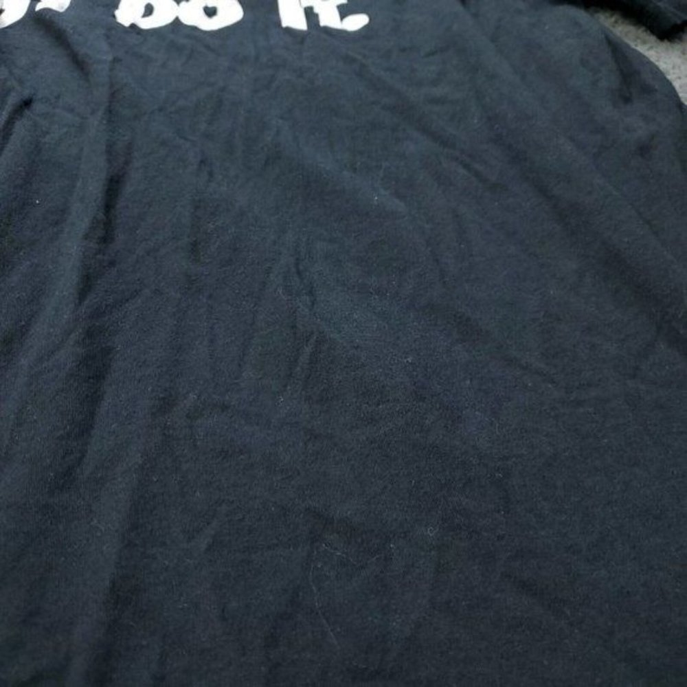 Nike Just Do It T-Shirt Mens Size XL Black Red Swoosh Short Sleeve - Picture 6 of 10